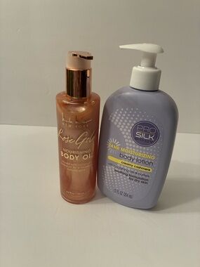 Rose Gold Nourishing Body Oil  & Creamy Cashmere lotion set